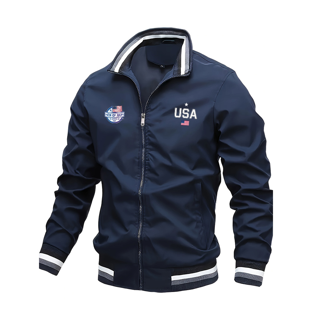 Varsity Jacket Letterman - 남성용 고품질 패션 캐주얼 미국 레터