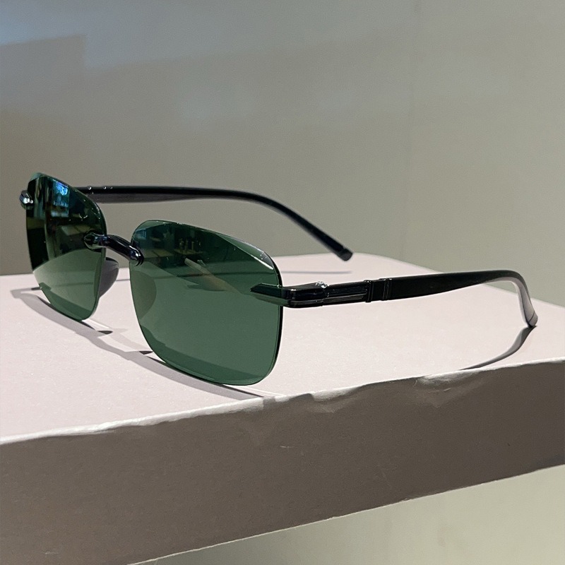 Men'S Fashion Rimless Glasses - 패션 파일럿 선글라스 남성 명품 브랜드