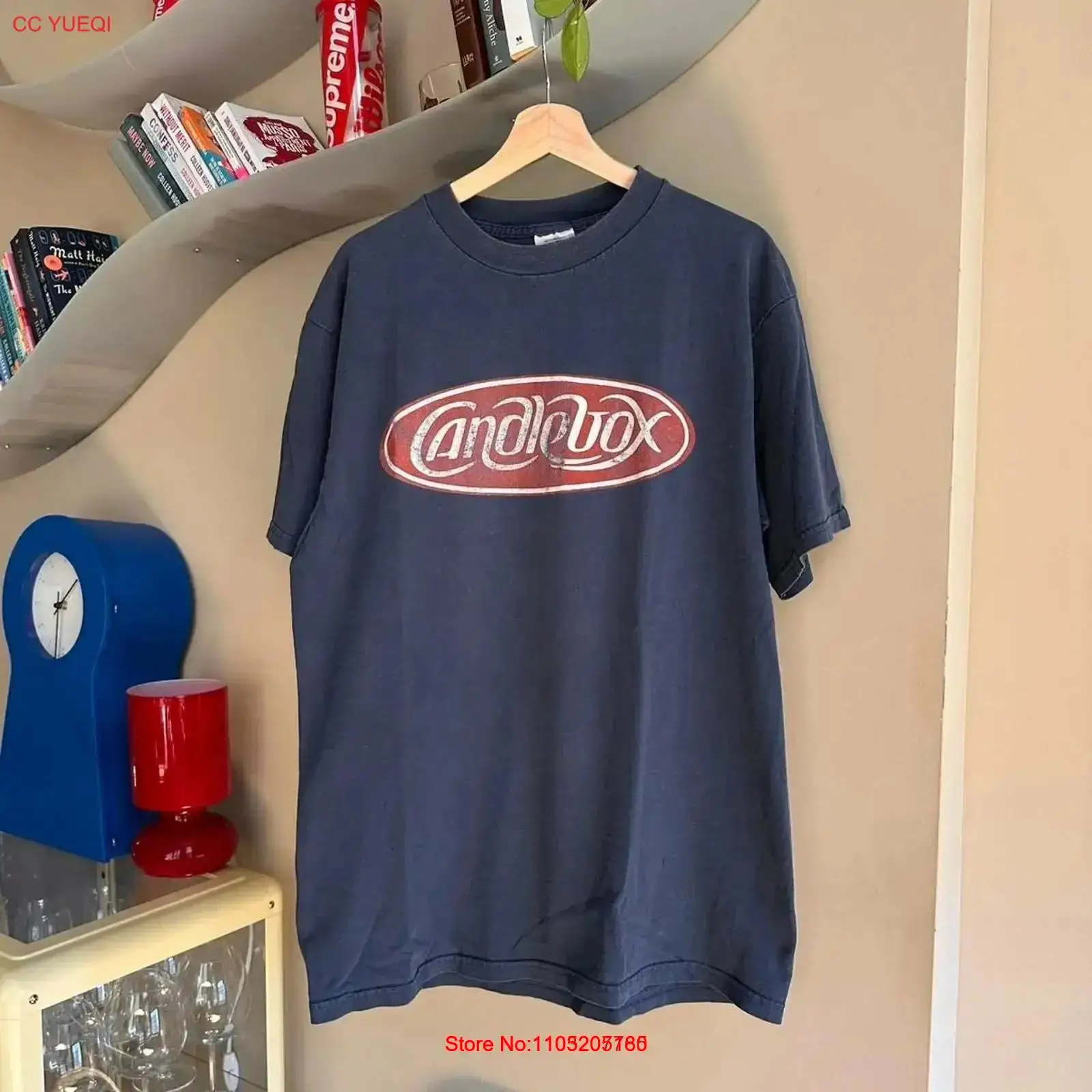 Xl Men'S Fashion - 빈티지 1995 캔들 박스 밴드 티셔츠