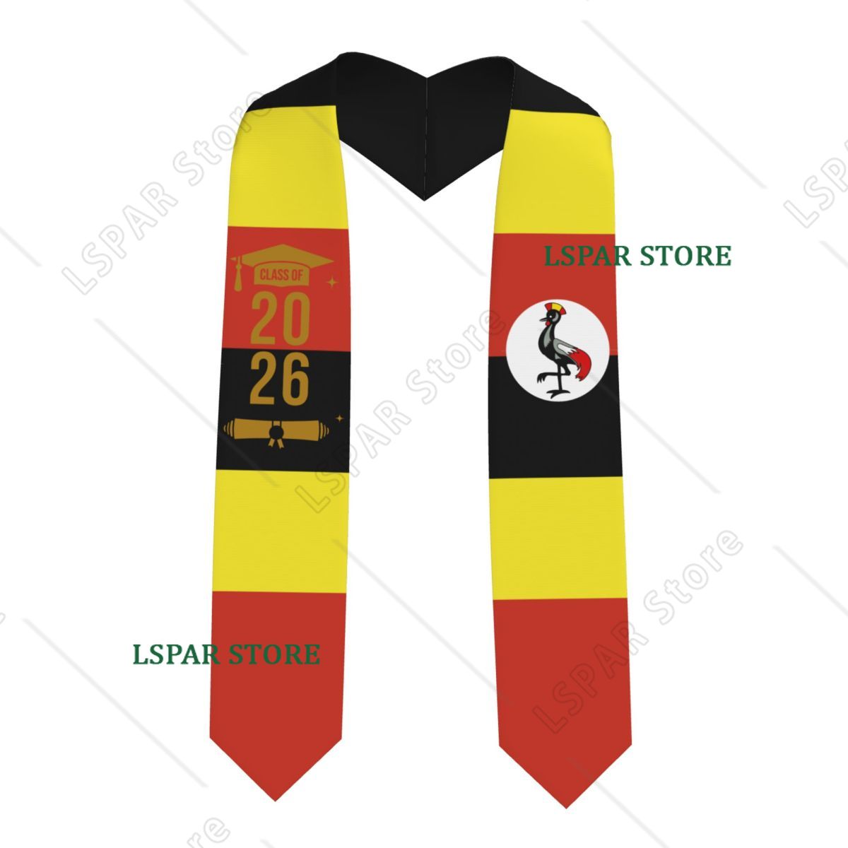 Men Fashion Uganda - 2026년 졸업생들을 위한 우간다 국기 졸업