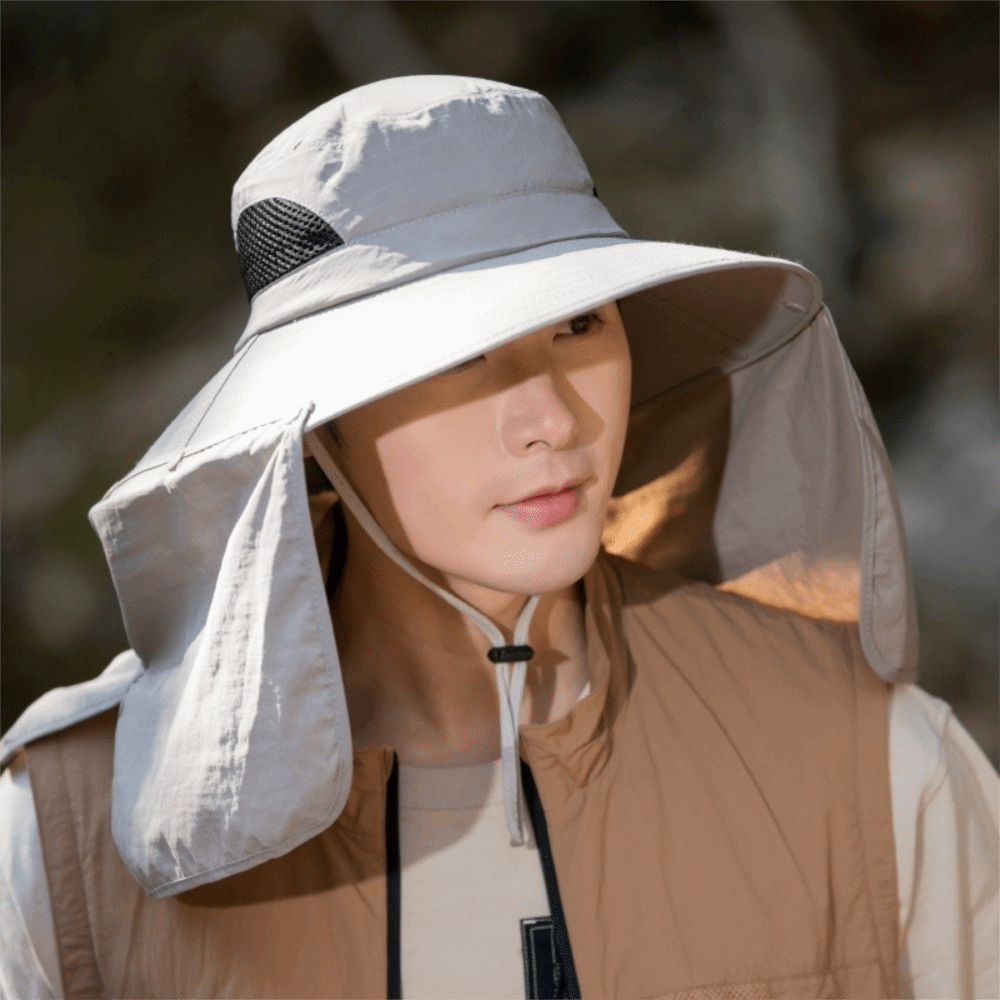Men'S Fashion With Hat - 패션 의류 남성용 햇빛 가리개 모자