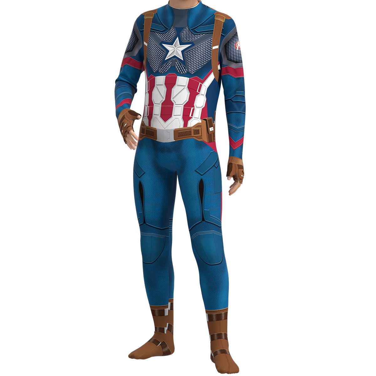 Mens Fashion Jumpsuit - 할로윈 코스프레 의상 캡틴 아이언 긴팔