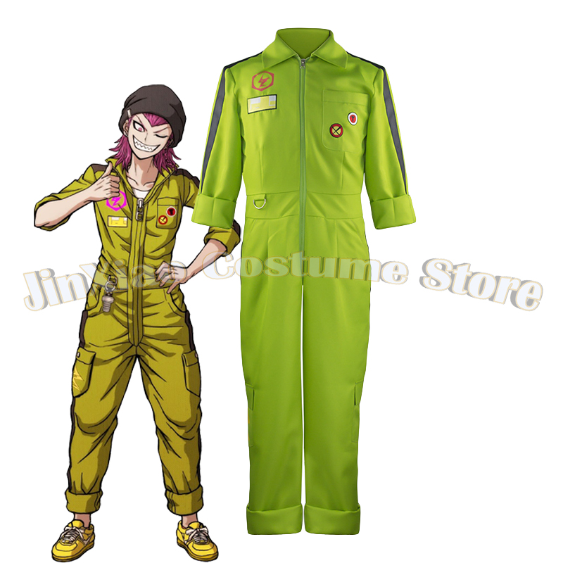 Mens Fashion Jumpsuit - 애니메이션 Dangan 코스프레 Kazuichi Souda 의상