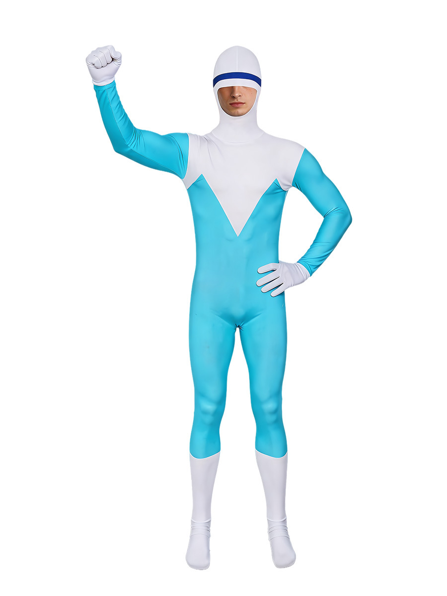 Mens Fashion Jumpsuit - 인크레더블 코스프레 멋진 아이스맨 루시우스 최고의