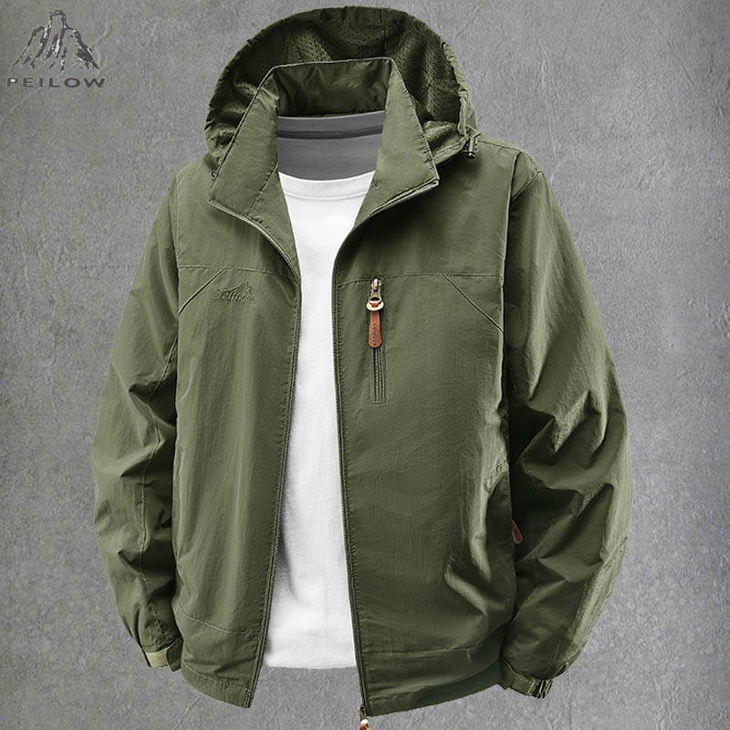 Varsity Jacket Letterman - 봄 가을 윈드 브레이커 방수 하이킹