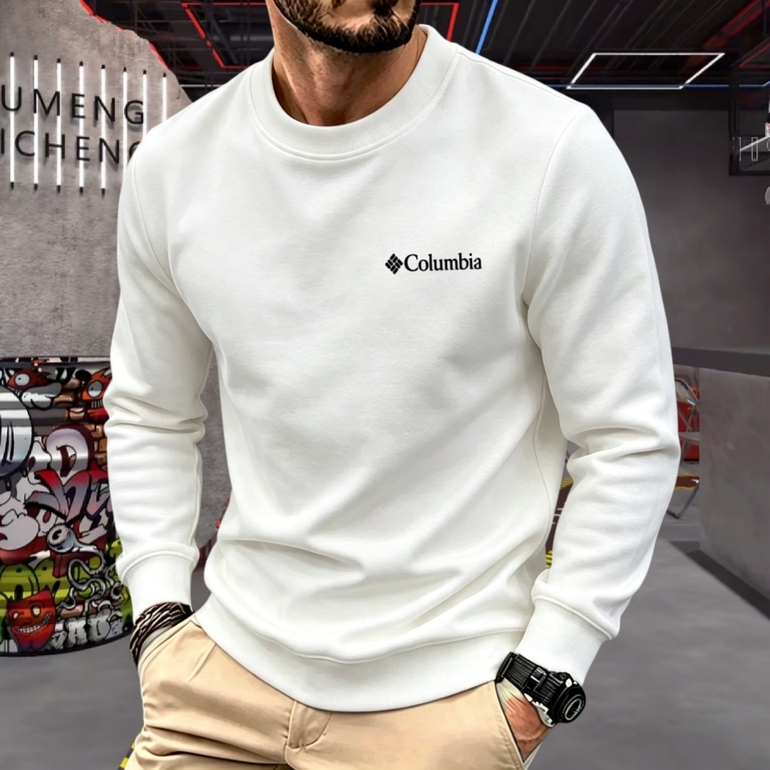 부드러운 면 소재의 고급 브랜드 남성용 긴팔 라운드넥  - Men'S Spring Fashion 리뷰 및 가격