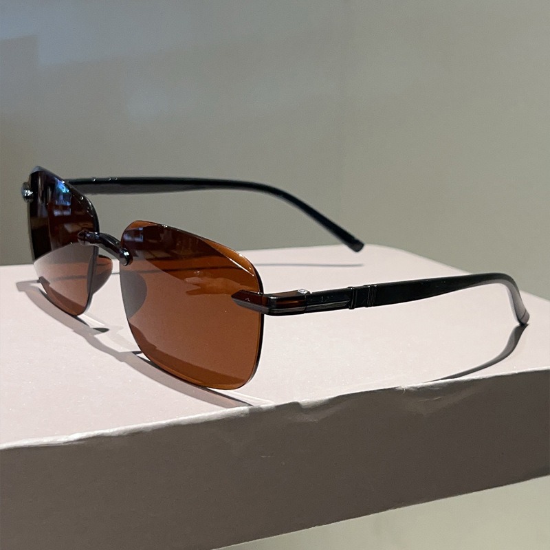 패션 파일럿 선글라스 남성 명품 브랜드 빈티지 무테 선 - Men'S Fashion Rimless Glasses 리뷰 및 가격
