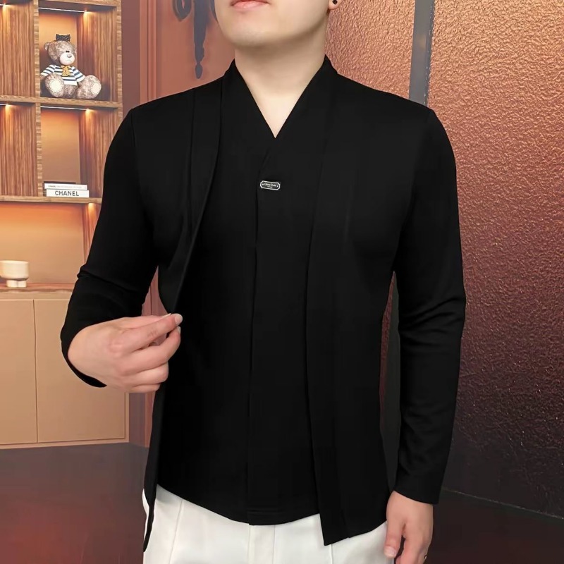 가을과 겨울 신상 남성용 라이트 럭셔리 페이크 투피스  - Men'S Spring Fashion 리뷰 및 가격