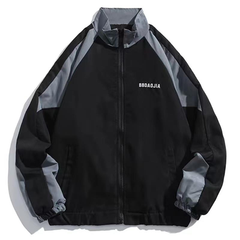 힙합 남성용 바시티 재킷 하이 스트리트 패치워크 컬러  - Varsity Jacket Letterman 리뷰 및 가격