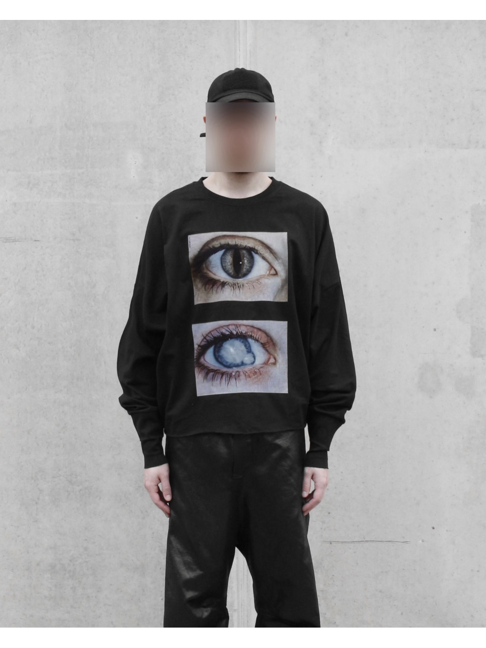 2026 새로운 다크 고딕 현실적인 더블 아이 인쇄 긴 - Mens Fashion Trends 2026 리뷰 및 가격