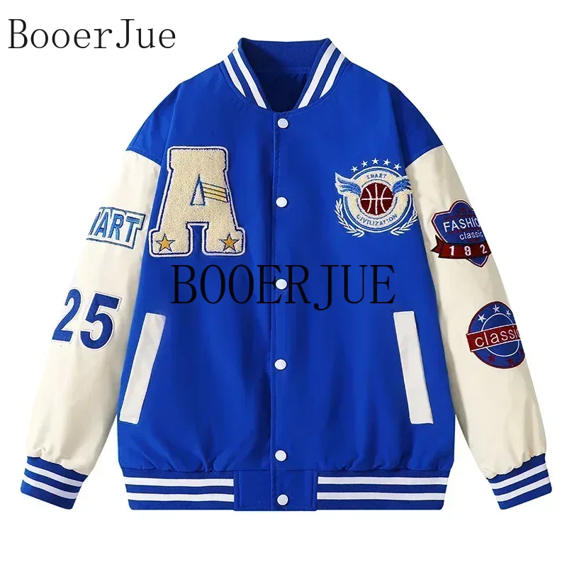 스포츠 러닝 레터 패치워크 인조가죽 봄버 코트 힙합 스 - Varsity Jacket Letterman 리뷰 및 가격