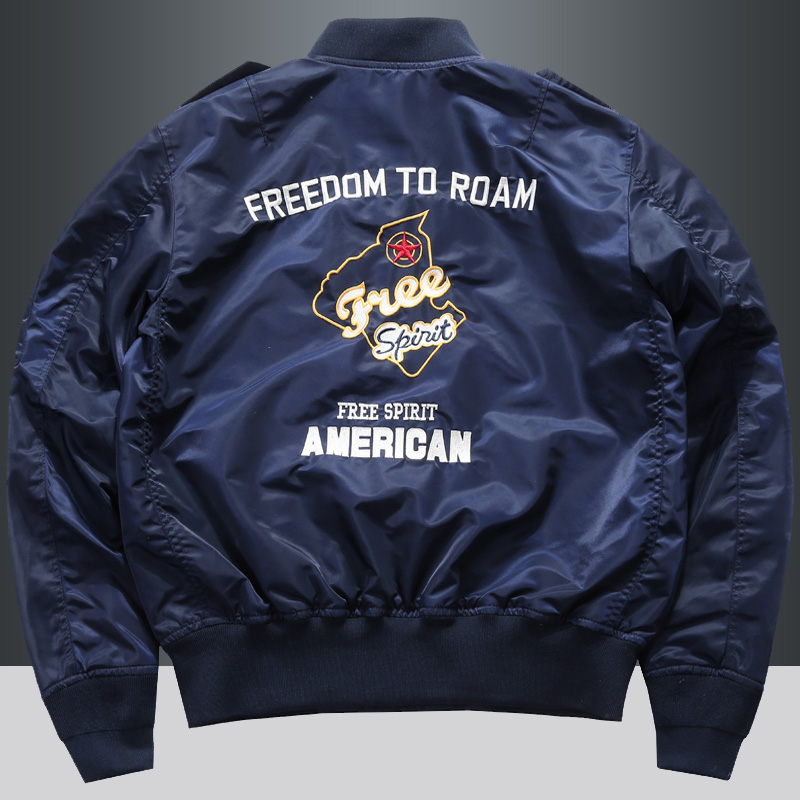 남자 봄 전술 육군 MA-1 비행 폭격기 재킷 남자 야 - Varsity Jacket Letterman 리뷰 및 가격
