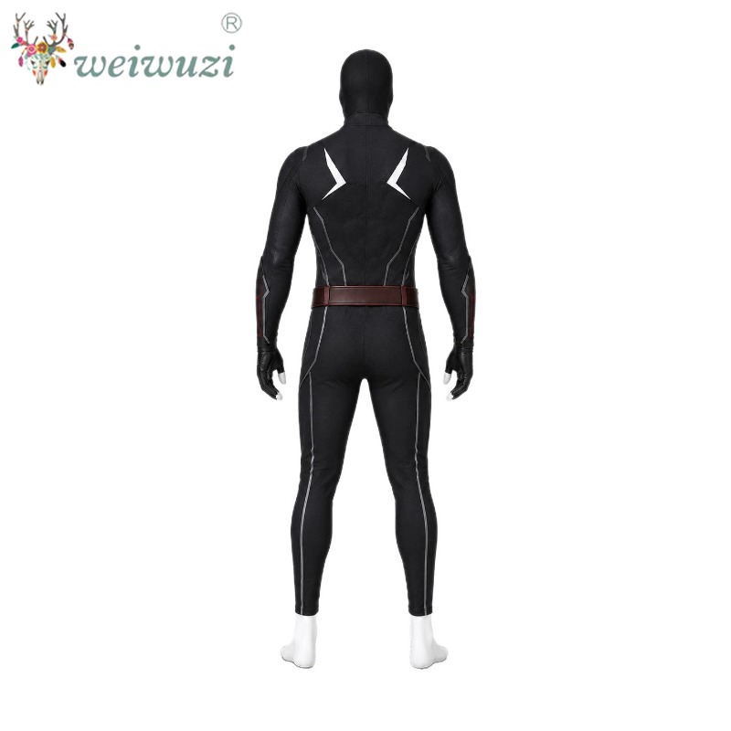 남성 코스프레 의상 풀세트 블랙 바디수트, 레드 케이프 - Mens Fashion Jumpsuit 리뷰 및 가격