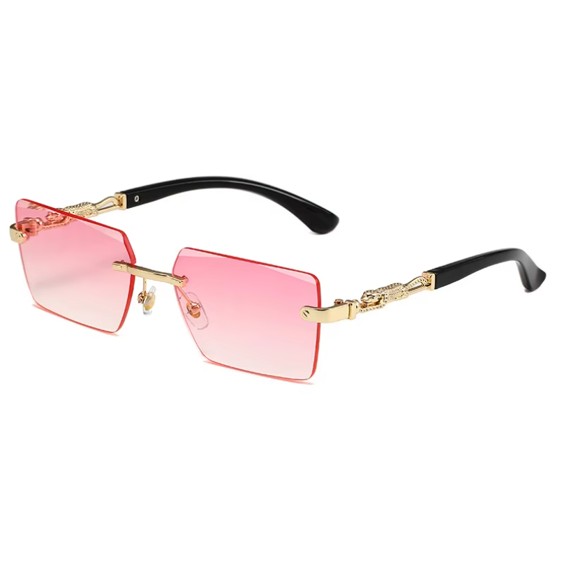 패션 무테 선글라스 UV400 직사각형 여성 남성 쉐이 - Men'S Fashion Rimless Glasses 리뷰 및 가격
