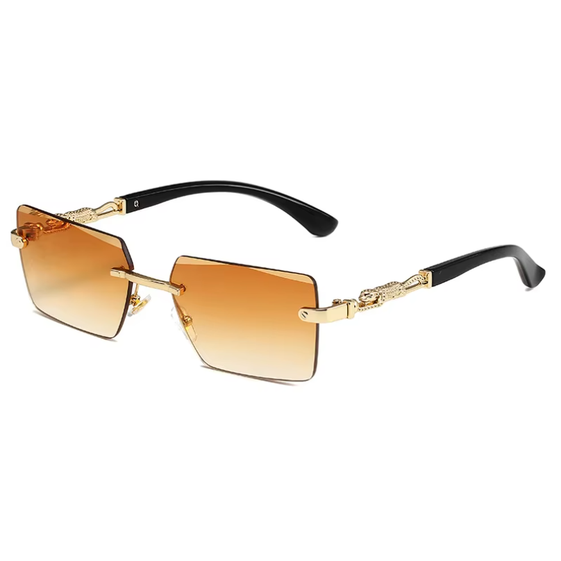 패션 무테 선글라스 UV400 직사각형 여성 남성 쉐이 - Men'S Fashion Rimless Glasses 리뷰 및 가격