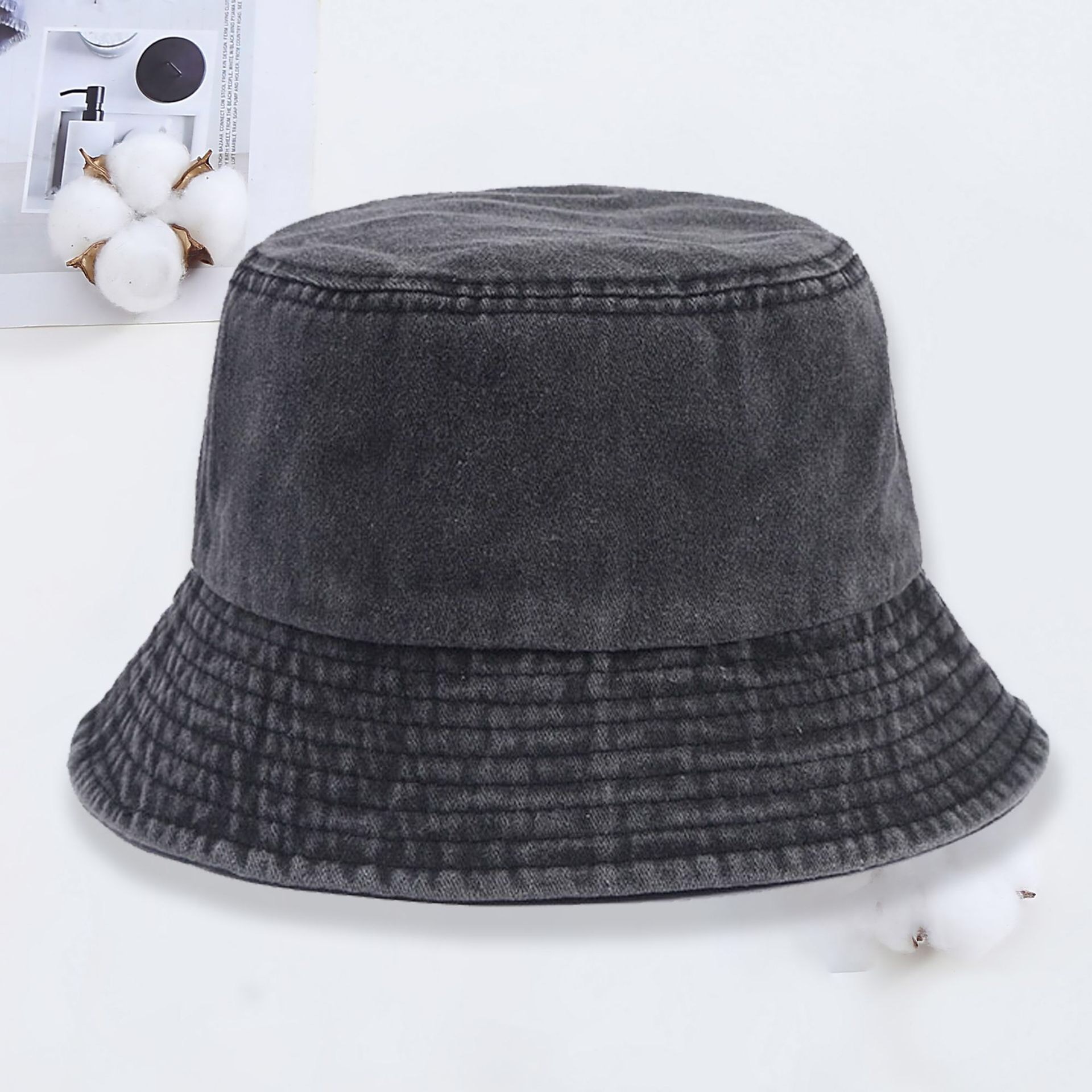 커스텀 로고 데님 버킷햇 패션 워싱 데님 캡 디자인 남 - Men'S Fashion With Hat 리뷰 및 가격