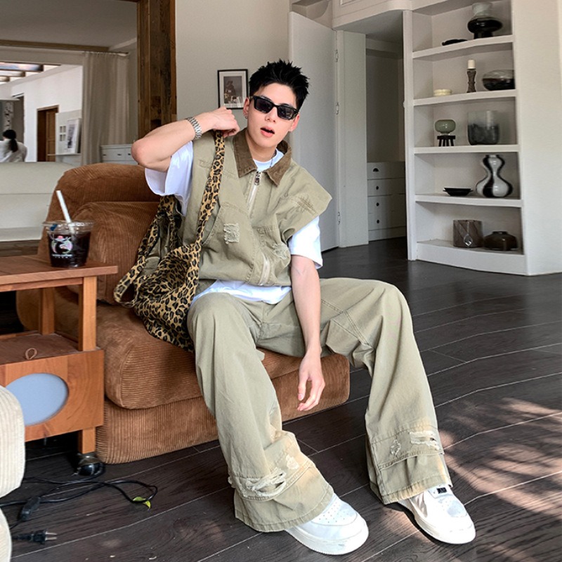 미국 패션 브랜드 레트로 데님 재킷 남성 여름 신상 실 - Men'S Spring Fashion 리뷰 및 가격