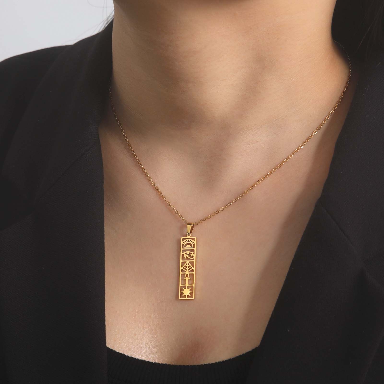 Skyrim 이집트 Ankh 상형 문자 목걸이 Horu - Men Fashion Egypt 리뷰 및 가격