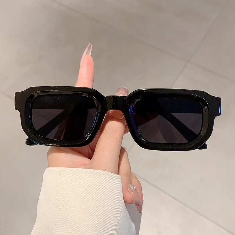 빈티지 직사각형 프레임 선글라스 야외 남성 선글라스 럭 - Men'S Fashion Old Money 리뷰 및 가격