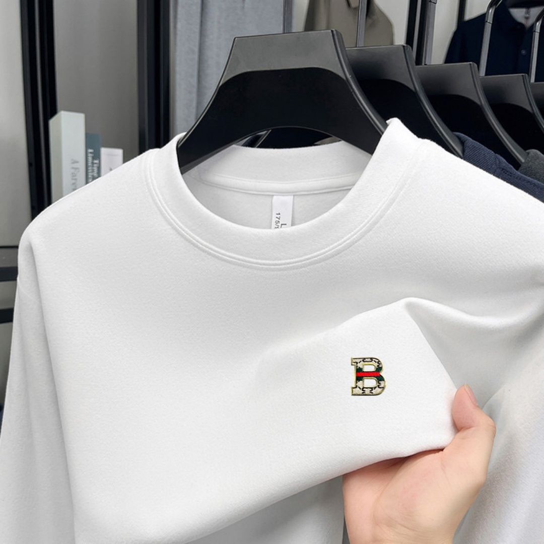 부드러운 면 소재의 고급 브랜드 남성용 긴팔 라운드넥  - Men'S Spring Fashion 리뷰 및 가격