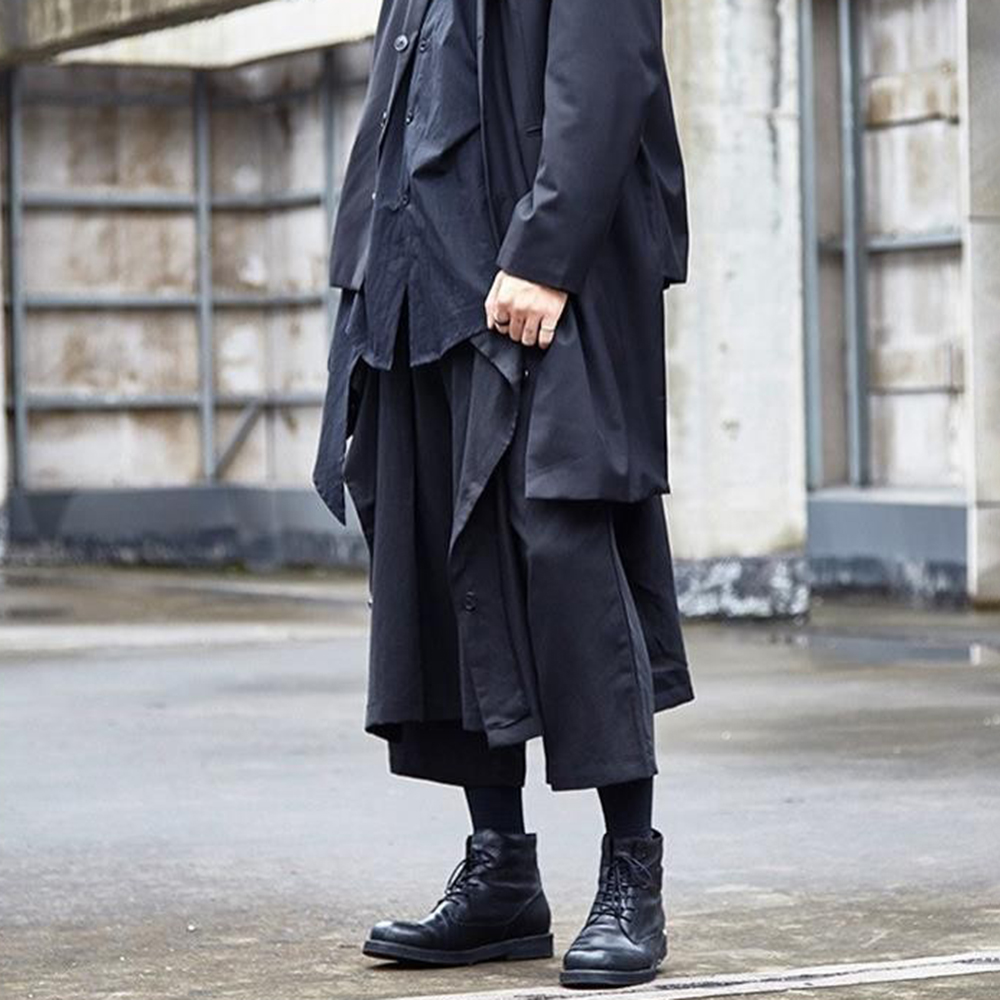 고딕 다크 팬츠 Y2K 불규칙 사이드 버튼 사무라이 팬 - Mens Fashion Trends 2026 리뷰 및 가격