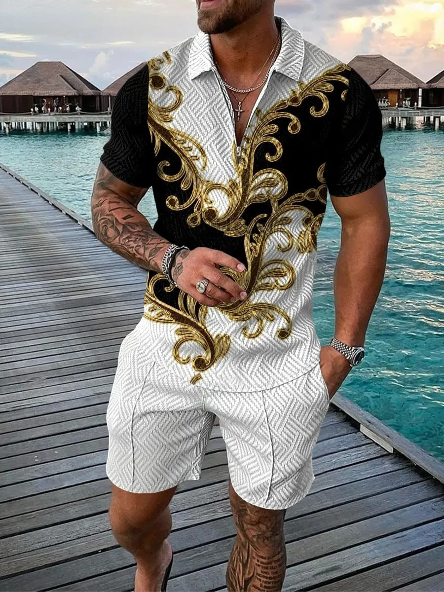 2026 신상 여름 남성 정장 트렌드 3D 프린팅 지퍼 - Mens Fashion Trends 2026 리뷰 및 가격