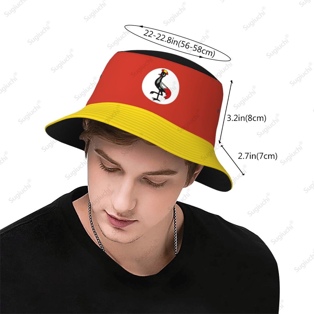 2025 우간다 3D 깃발 남녀 버킷햇 야외 자외선 차 - Men Fashion Uganda 리뷰 및 가격