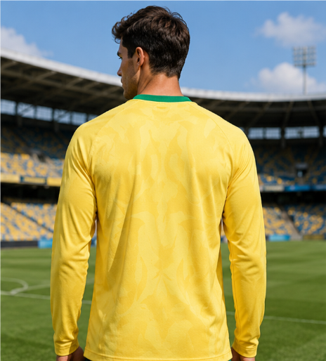 브라질 2026 기념판 3D 프린팅 긴팔 축구 셔츠 속 - Mens Fashion Trends 2026 리뷰 및 가격